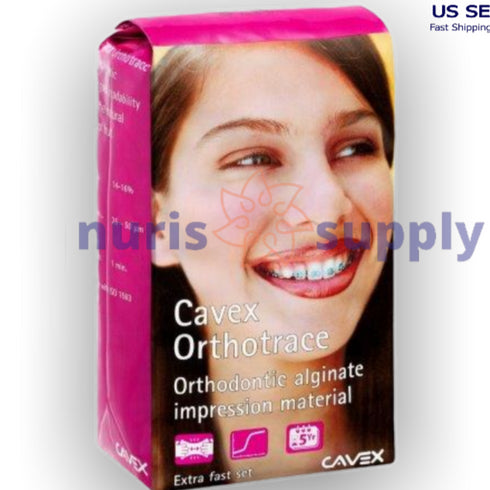 Orthotrace Dental Dust-free Color Change Alginate Extra Fast Set Impression Material CAVEX AA380